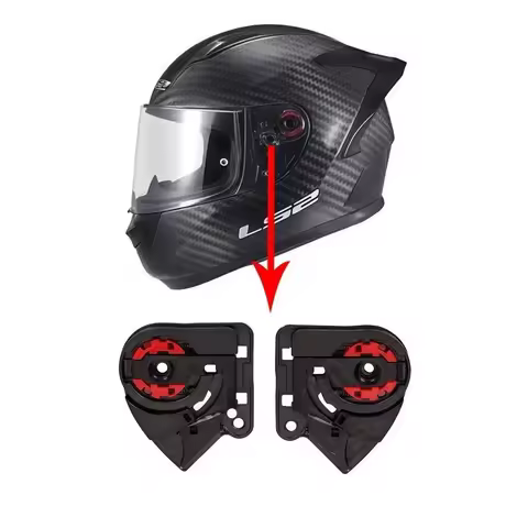 1 Pair Motorcycle Helmet Shield Base Holder Replacement Visor Lock Windscreen Accessories For LS2 FF