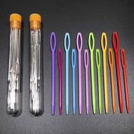 Color Plastic Big Eye Needle Sweater Needle Big Eye Needle Sweater Hand Needle Sweater Knitting