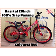 bicycle basikal senaman basikal lipat 🎉New Arrivals🎉 2001 Basikal Budak 20Inch Handle MTB-SIAP PASANG BRAND CANDY