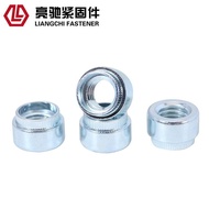 Z Blue zinc plated rivet nut, round stepped steel rivet nut Z-M3M4M5M6M8-1/1.2/2/3 OHY0