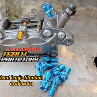 TITANIUM BOLT BANJO BOLT TITANIUM FINE THREAD TITANIUM BOLT BANJO CALIPER BOLT TITANIUM MASTER BANJO