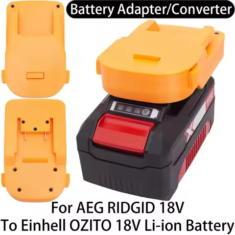 Battery Adapter For AEG RIDGID 18V Li-ion Tool To Einhell OZITO 18V Li-ion Battery Adapter Converter