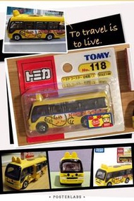 2007絕版舊版Tomy 118 學童貓巴士 車