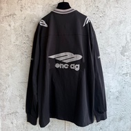 EEZ9 B-LG New Style 3M Embroidered Long-Sleeved T-Shirt Loose Version Men Women Same Style T