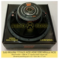 PTR Speaker Subwoofer 12 inch ADS ASW1200 Nitrous NOS 12" Nitrous ASW