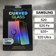 Tempered Glass TG UV Curve Samsung S20 S20 Fe S20+ Plus S20 Ultra