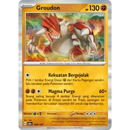 Groudon Holo 080/187 Terastal Festival SV8a - POKEMON TCG INDONESIA CARD