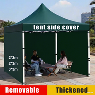 6x6 6x10 10x10 10x15 10x20FT canopy side wall transparent canvas wall canopy khemah tent with cover 