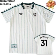 Latest white Terrace Icon Lvrpl Jersey 2025 2026
