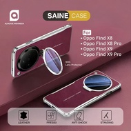 ALFACASE Casing Oppo Find X8 X9 Pro - Saine Case - Case Oppo Find X8 Series - Casing With Lens Camer