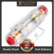 Fius Audio 60 AMP AGU Audio Fuse Holder Box ( 4 8 GA Positive Distribution ) With 60A AGU Fuse