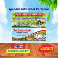Spanduk Banner Toko Obat Pertanian Bisa Request Desain