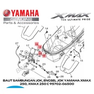 Yamaha XMAX 250, XMAX 250 Seat Hinge Connection Bolts SET 4PCS