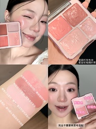 Phấn Má Hồng JudydoLL Orange Flower Highlighting Palette Chất Lỏng Cho Da Nhiều Lớp 2025 Phấn Má Hồn