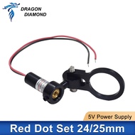 CO2 Diode Module Red Dot Set Positioning DC 5V Laser Engraver CO2 Laser Lens For DIY Co2 Laser Engra