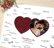 定製化婚禮佈置  浪漫客製化星空賓客簽名板 和星星一同見證