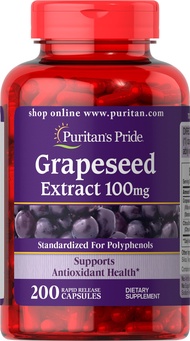 Grapeseed Extract 100 Mg, 200 Count