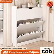 Shoe Cabinet Stacking Shoe Rack Closed Shoe Cabinet Minimalist Shoe Cabinet 90*17*120cm [Five Year W