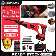 Bosch 588VF Gergaji Elektrik Cordless Reciprocating Saw Bateri Gergaji kayu Elektrik Wood Metal Cutt