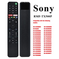 New RMF-TX500P Replacement Remote Control fit for Sony TV KD-43X8000H KD-49X8000H KD-55A8H KD-55X800