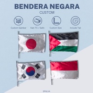 Indonesian National Flag American/ Palestine/ Japanese/ Chinese/ English/ Asean Flag/ G20 Flag/ Flag