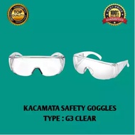 MATA CLEAR SAFETY GOGGLES EYE PROTECTION Large and Strong CLEAR Safety Goggles G3 Safety Goggles Saf