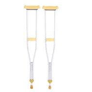 KY-$ Factory Direct Aluminum Alloy Walking Stick Stainless Steel Crutch Underarm Crutches Thickened Crutches Double Crut