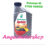 Petronas Sprinta 4T F700 15W50  Semi Synthetic Engine Oil MINYAK HITAM 4T OIL ORIGINAL100%