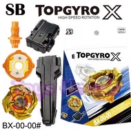 SB Top Gyro BX-00-00 Evolution Cobalt Drake 4-60F Xtreme Beyblade Sports String Launcher Gyro BX Bra