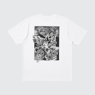 Fashionable Men's and Women's Clothing Manga English Society 100th Anniversary Print Short Sleeved T