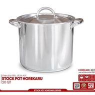 HOREKAKU STOCK POT STAINLESS STEEL LID 20 QT BRAND SUPRA SP-20SPH-IM-SSL