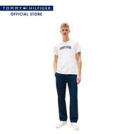Tommy Hilfiger กางเกงขายาว ผู้ชาย รุ่น DM0DM20289 C1G - สีน้ำเงิน ทรง Regular Fit