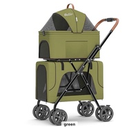 STROLLER PET BELLO DOUBLE CARRIER TAS KERETA ANJING KUCING DOG CAT