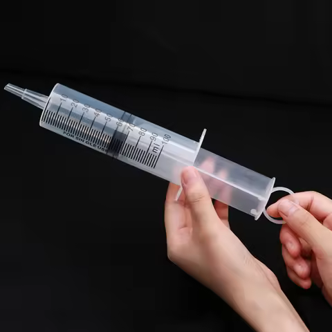 Syringe 20-100ml Large Capacity Syringe Reusable Pump for Measuring Nutrient Feeding Ink Refrigerato