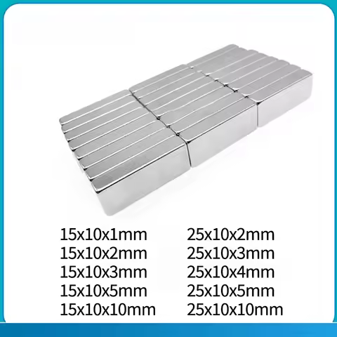25x10x5mm Powerful Block Magnet 25x10x2 For Refrigerator,Office,DIY 25x10x10 25*10*3 15x10x1 15x10x2