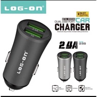 SAVER LOG-ON 2 USB OUT PUT 2.4A FREE MICRO CABLE