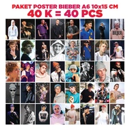 Justin Bieber A6 Poster Package 40pcs