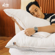White Silicone Pillow | Cuddle Pillow Bubble Set | Hotel Bolster Pillow