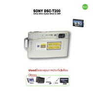 Sony Cyber-shot DSC-T200 Camera Slim 8.1MP Full HD movie กล้องมือสองเลนส์ดี Carl Zeiss 5X Lens Large 3.5 LCD Touch usedพร้อมใช้