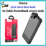 Hoco J114 Ultra Slim Built In Cable PowerBank 10000 mAh Black | BRAND NEW!!