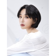 Short Bob Cut with Curtain Bangs, Handmade Synthetic Full Wig - KLIPS, Kiko