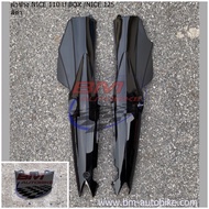 ฝาข้าง NICE U BOX/NICE 125 1 คู่ R/L+ฝาปิดท้ายเบาะบน ไนท์