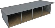 Walthers Cornerstone 933-3347 HO Scale Machinery Storage Shed - Kit - 9-3/4 x 4-1/2 x 2-3/4" 24.8 x