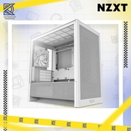 NZXT GAMING CASING H3 FLOW Micro ATX Airflow Case PC - WHITE