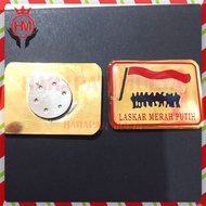 LMP Brooch Pin Laskar Merah Putih Logo Pin LMP Magnet Logo Pin Brooch - HM