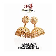 WING SING Subang Jimiki Perempuan 916 Indian Design Style