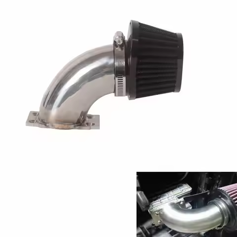 for BMW K100 K75 Air Intake Adapter Stainless Steel Cafe Racer Scrambler Custom Motorcycle Accessori