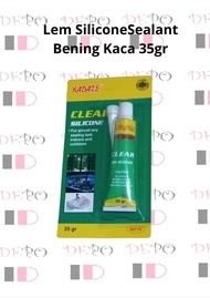 Lem Silicone Sealant Bening Kaca Besar Kecil/ Lem Kaca 85gr 35gr Auto Sealer
