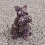 紫晶 碎石 水晶 史納莎犬