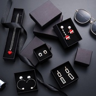 Jewelry Packaging Box, Black Kraft Paper Ring, Earring, Bracelet, Necklace, Jewelry Box